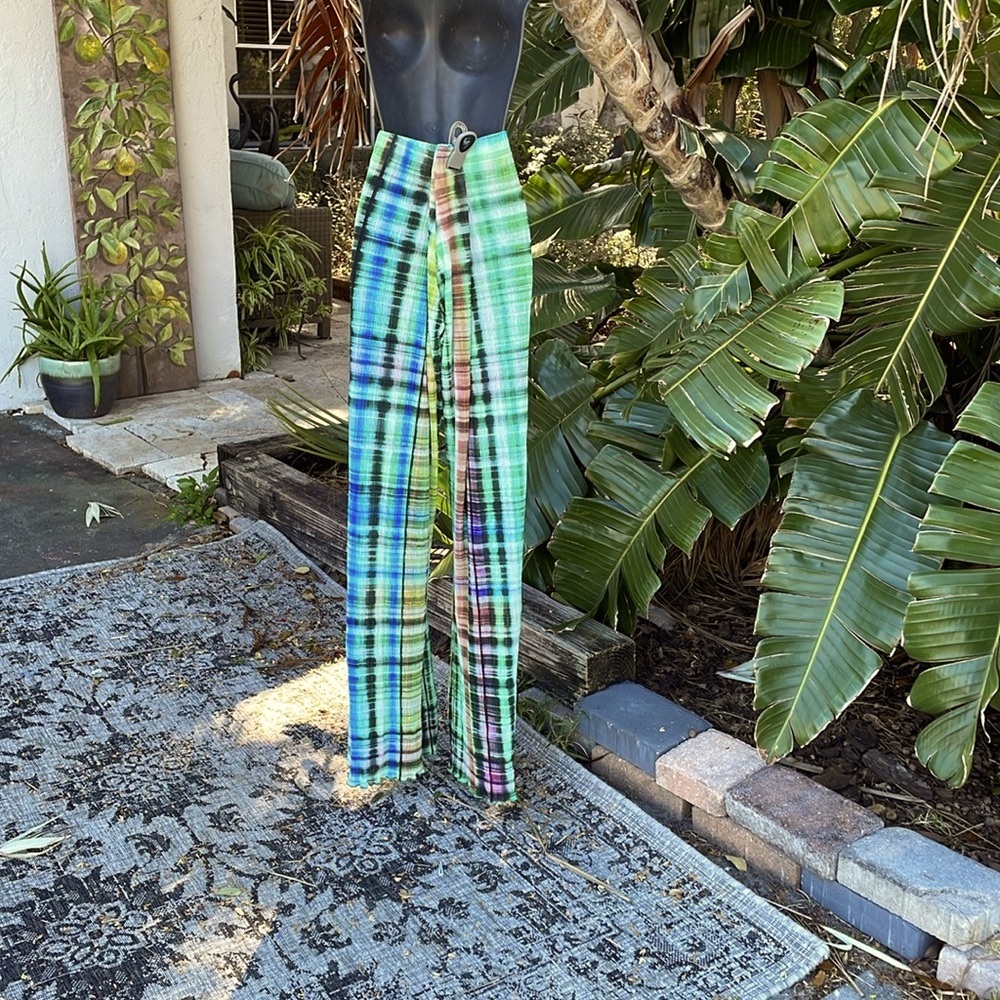 Urban outfitters plaid wide leg pants - Picture 3 of 7